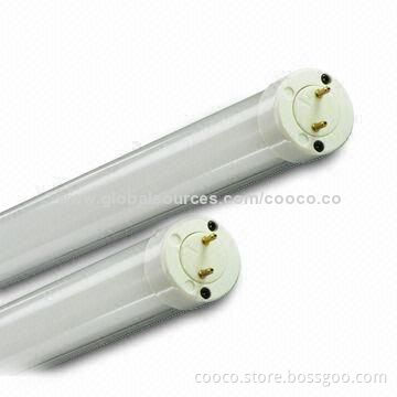 LED Tube with 990lm Luminous Flux, 90-degree Rotatable Two Ends and 190 to 240V AC Voltages